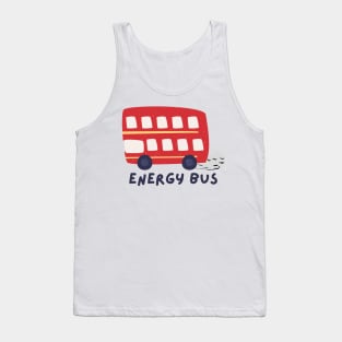 Energy Bus - Red Bus Driving To The Left Tank Top